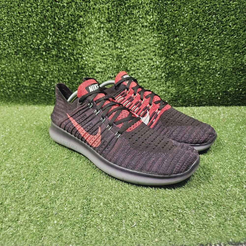 Nike Free RN Flyknit Night Maroon Athletic Running Sneakers 831069-603 Mens 10.5